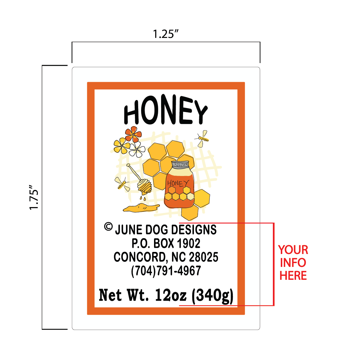 Honey Label__"Groovy"