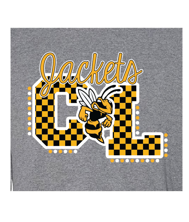 Jackets Checkered Logo graphic ~ Corriher-Lipe School PTA Spirit Wear