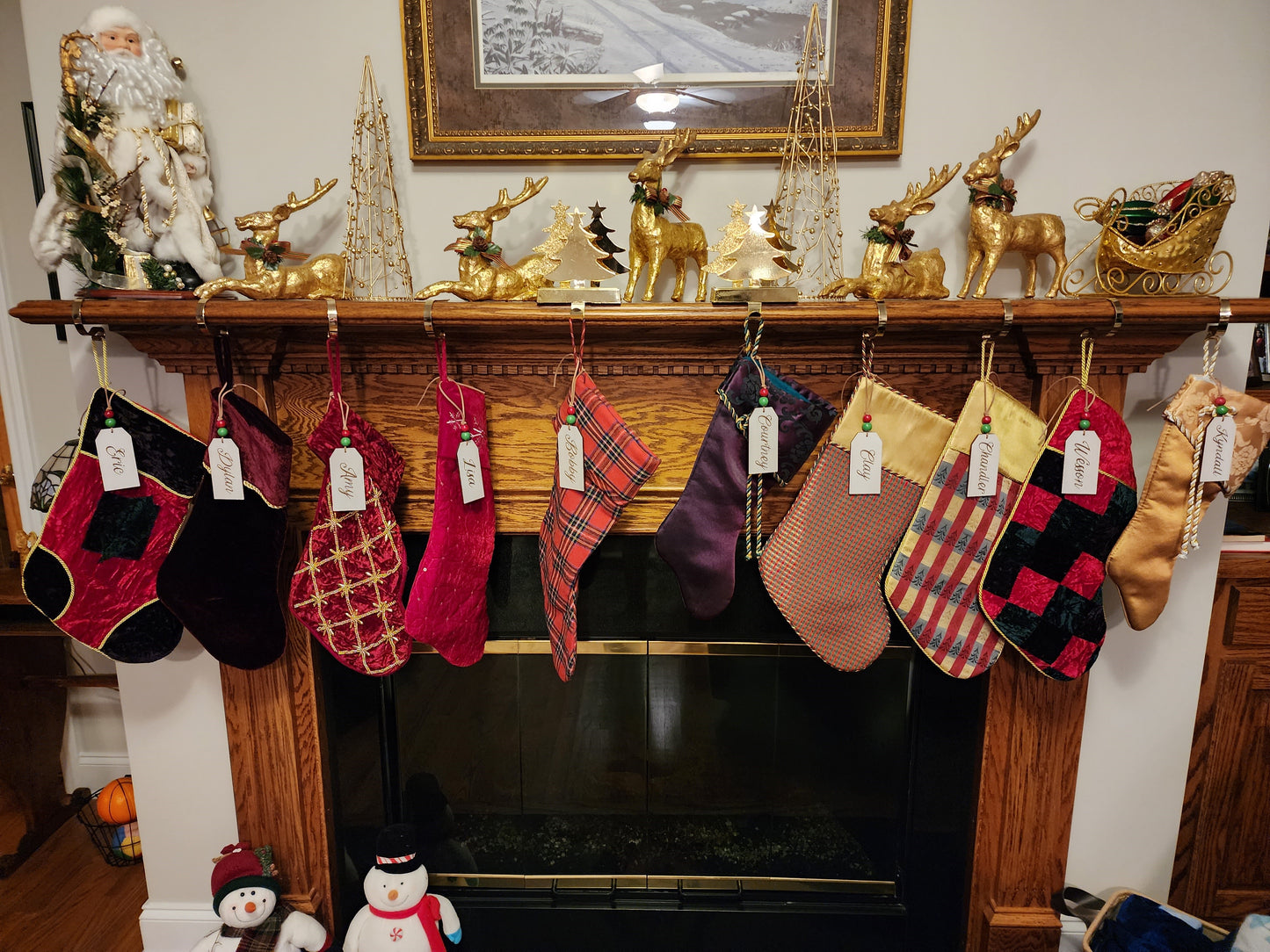 Stocking Tag- 4" L x 2" H