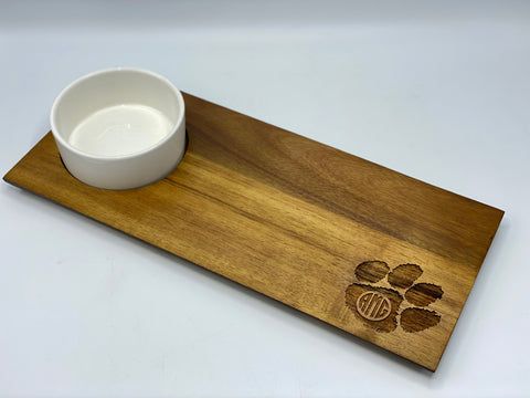 Serving Board and Ceramic Bowl Set; Personalize It!