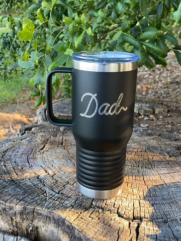 Dad Insulated Travel Mug with Slider Lid, 20 oz