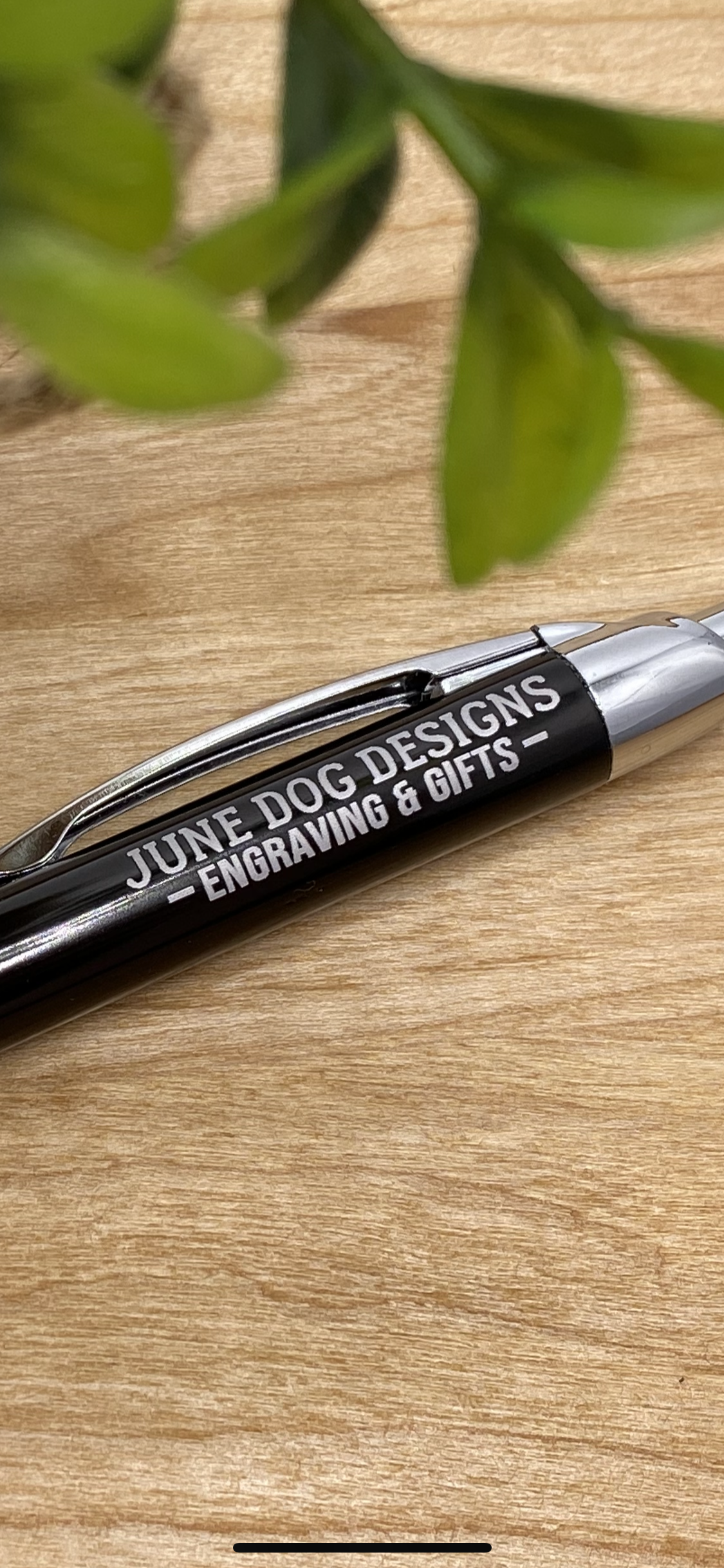 Personalized Writing Pen, Black