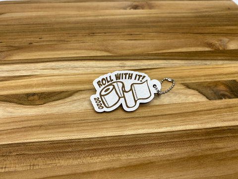 Roll With It Key Chain/ Bag Tag