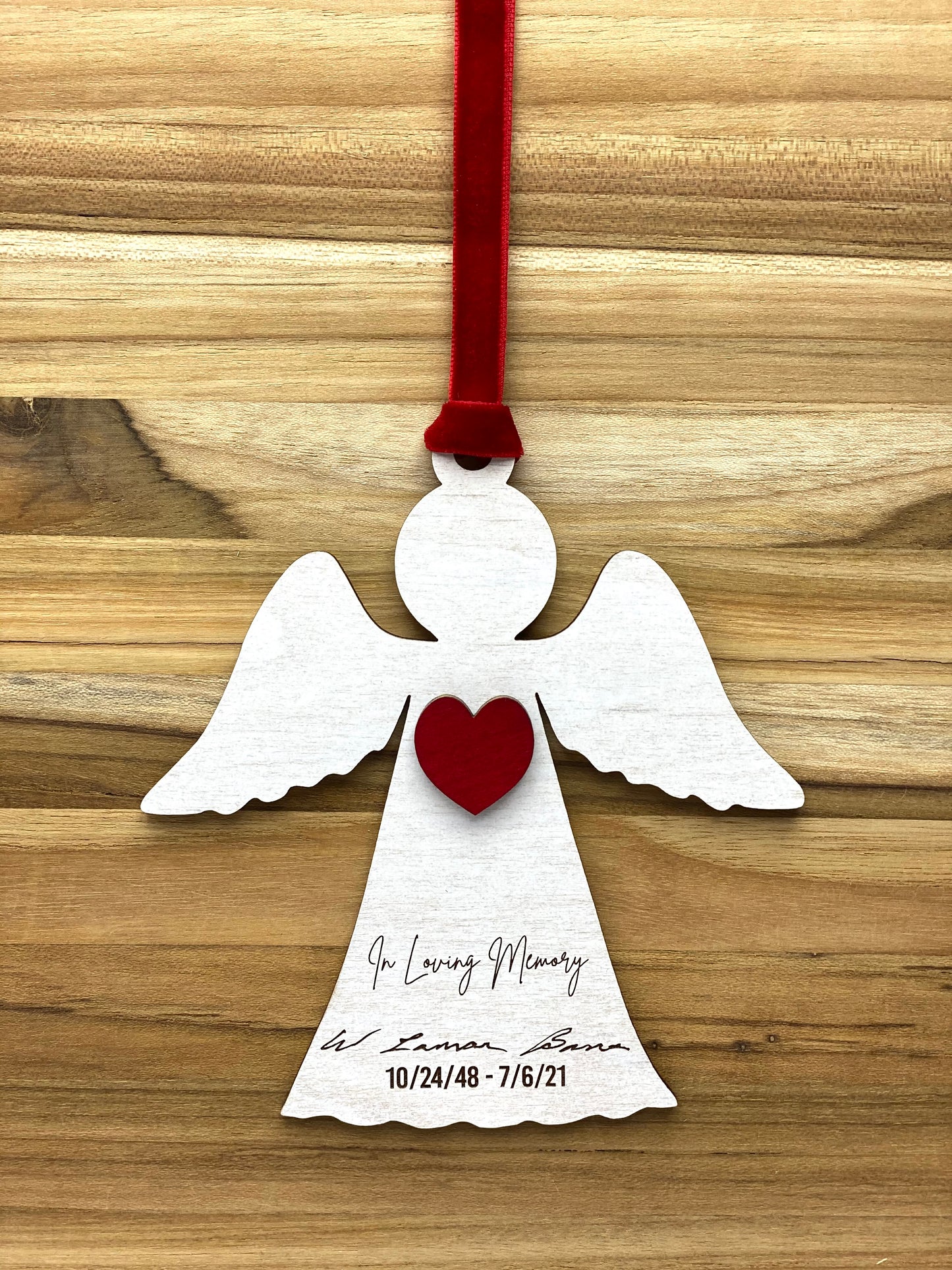 Angelic Angel Memorial Ornament