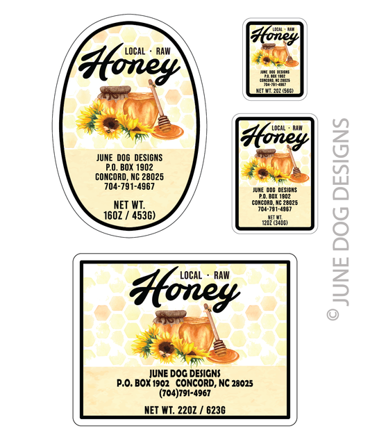 Honey Label__"Sunflowers"