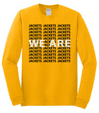 We Are Jackets graphic ~ Corriher-Lipe School PTA Spirit Wear
