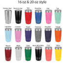 Sassy Cat Middle Finger Insulated Drink Tumbler, 20 oz, 30 oz