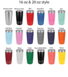 Sassy Cat Middle Finger Insulated Drink Tumbler, 20 oz, 30 oz
