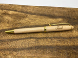 Maple Writing Pen or Mechanical Pencil; Personalize It!