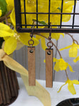 Modern Vertical Bar Earrings