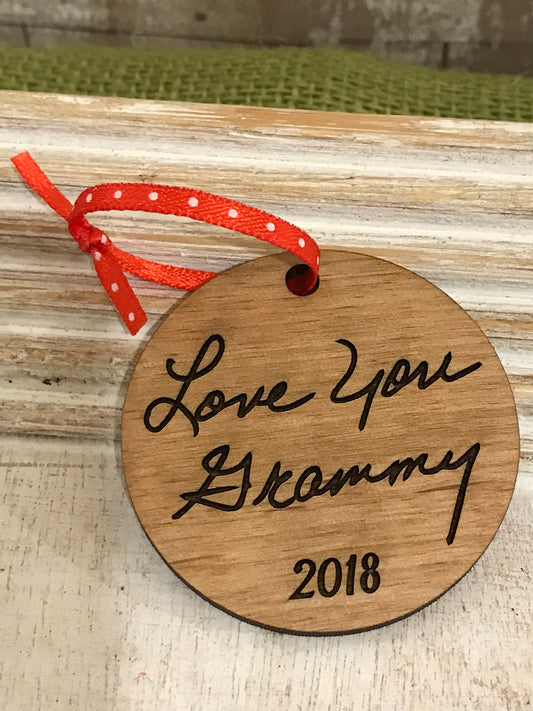 Gift Tags With Your Own Handwriting