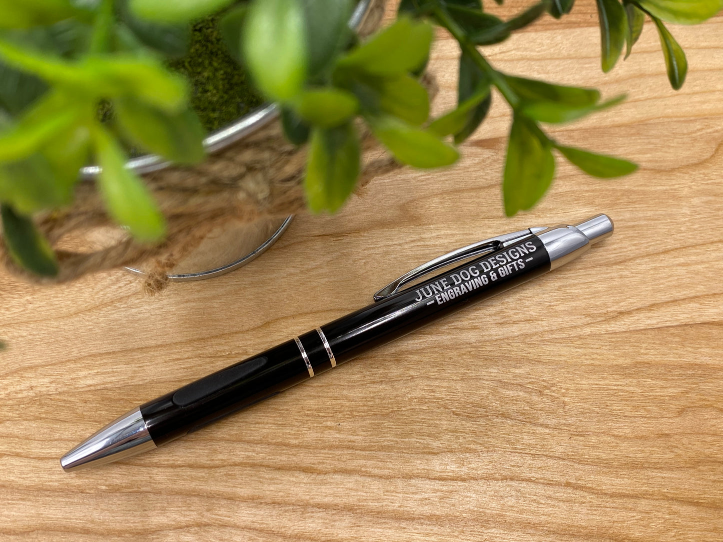 Personalized Writing Pen, Black