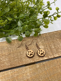 Paw Print Earrings, made with your pet's actual paw print