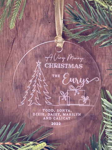 A Very Merry Christmas ornament