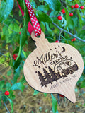 Wilderness Camping Wood Ornament