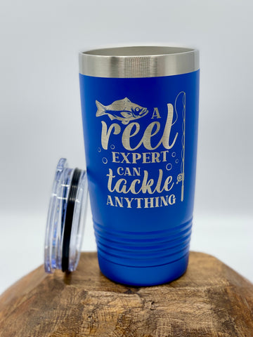 Reel Expert Insulated Drink Tumbler, 20oz, 30oz