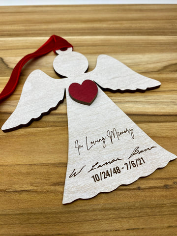 Angelic Angel Memorial Ornament