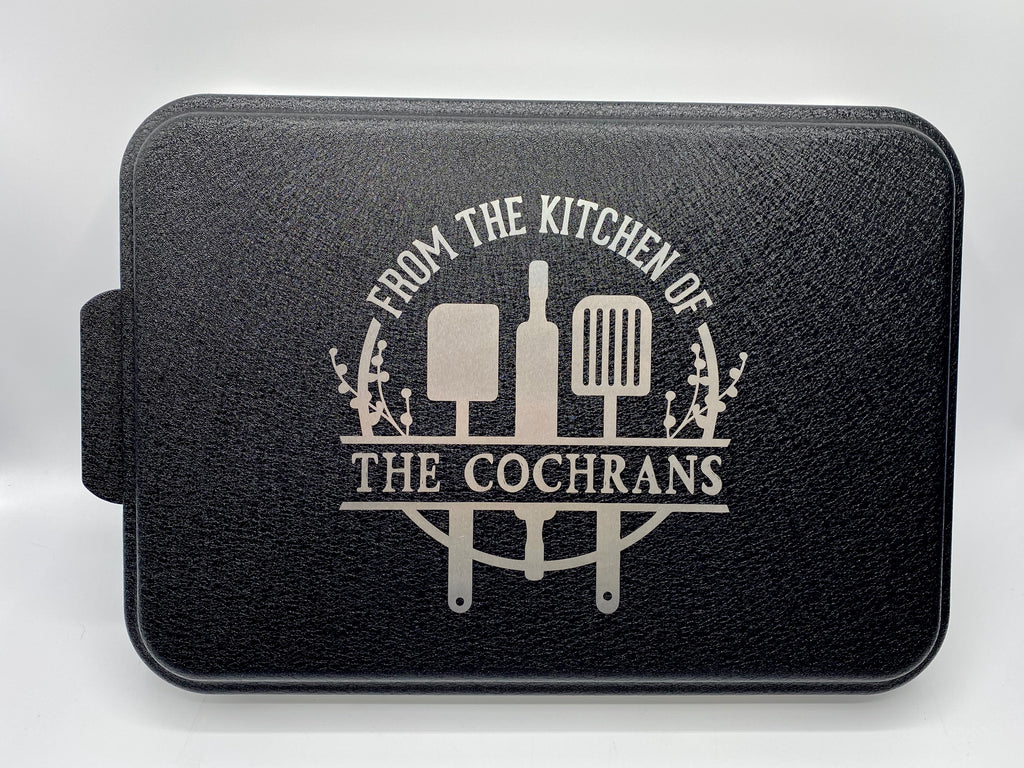 From The Kitchen of Custom Engraved Cake Pan, 9 x 13 with Cover
