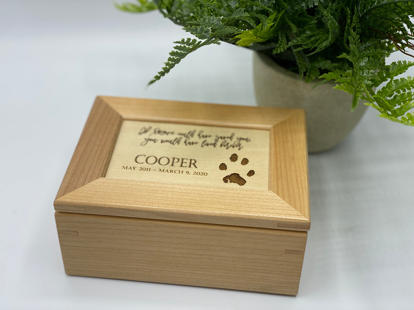 Maple Keepsake Box