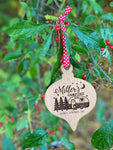 Wilderness Camping Wood Ornament