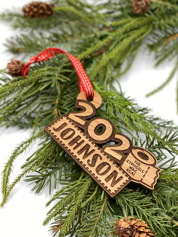 The Struggle Was Real 2020, Family Name Wood Ornament