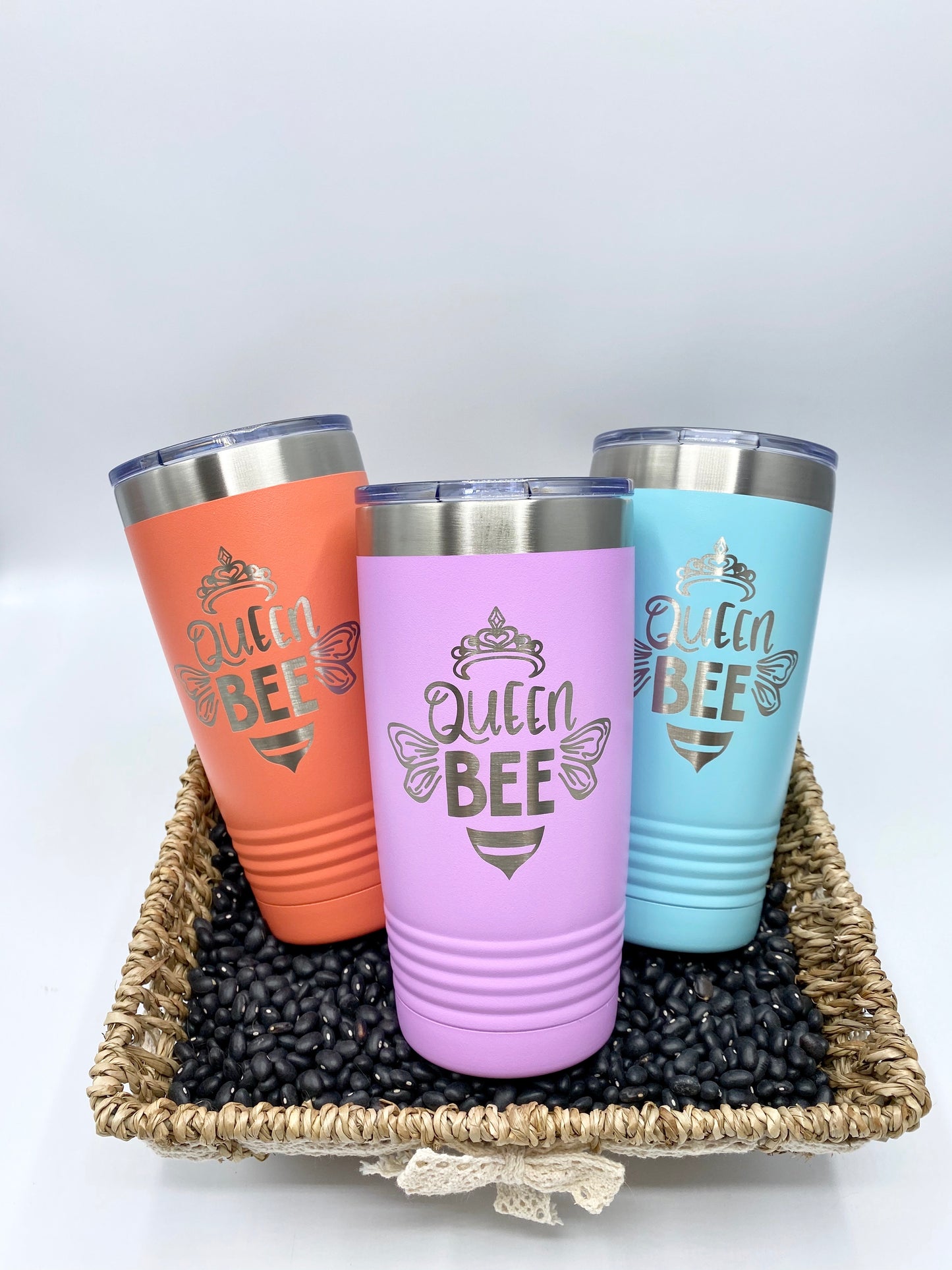 Queen Bee Insulated Drink Tumbler, 20 oz, 30 oz