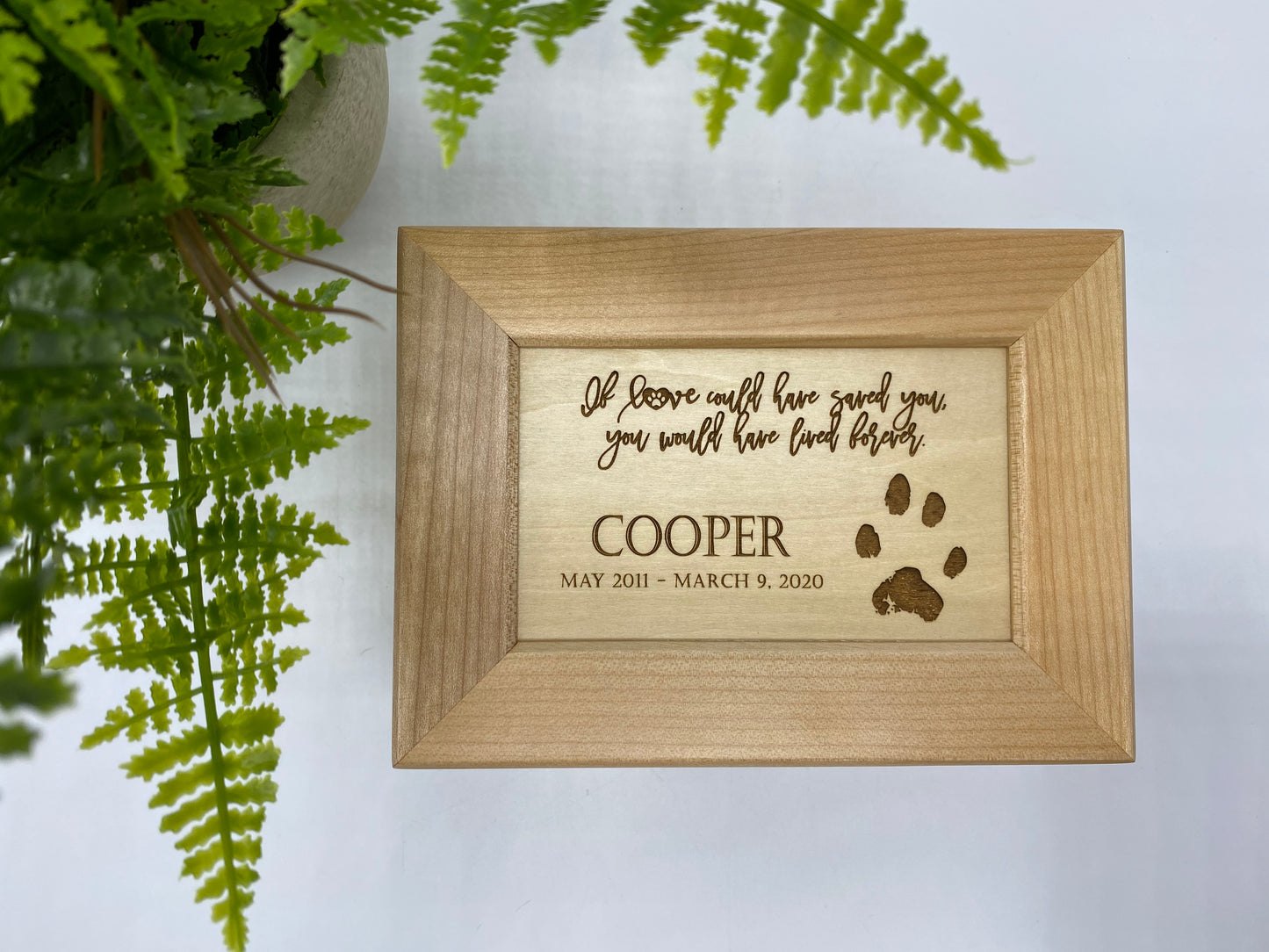 Maple Keepsake Box